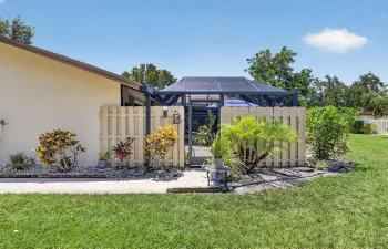 GATED PATIO ENTRY