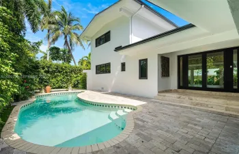 Private pool and terrace with access to the home's living areas