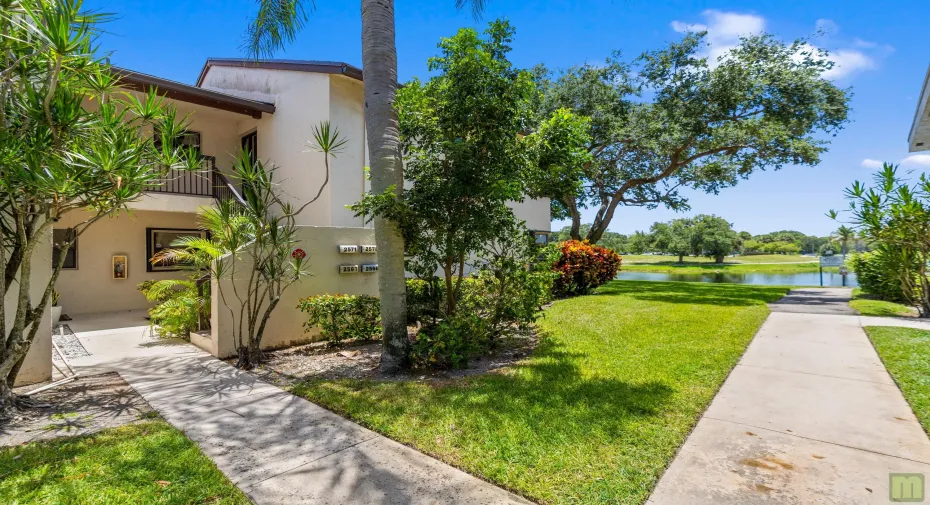 Outside