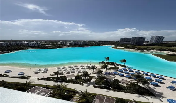 Crystal lagoon view