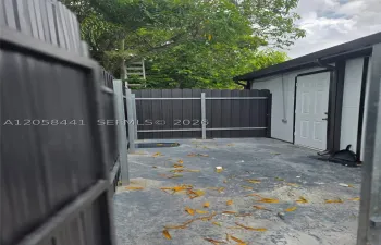 Fenced-in Back Yard