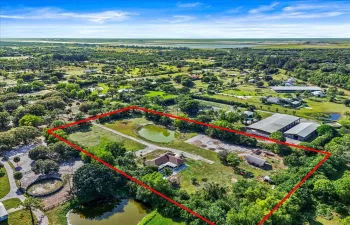 Aerial View or property 5 acres
