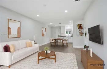 Virtually Staged - You are standing by the front door here.