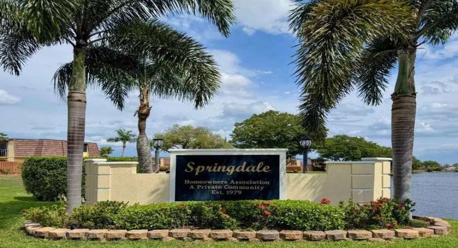 Springdale Entrance