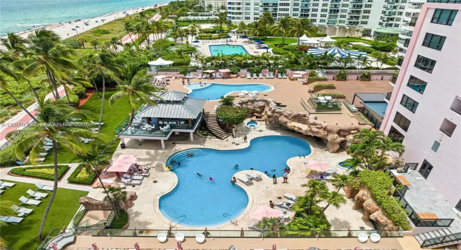 Two swimming pools