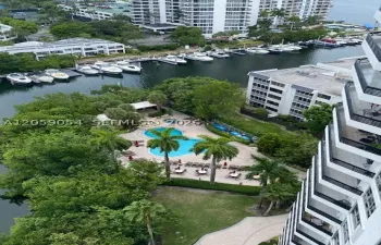 pool view from apartment
