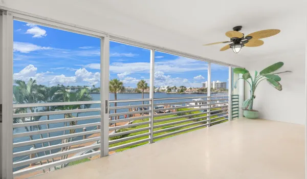 INTRACOASTAL WATER VIEW FROM THE EXTENDED LANAI