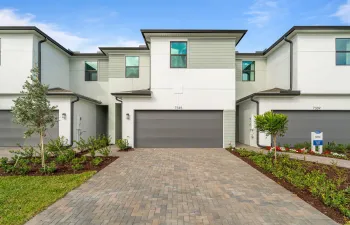 Stock photos represent builder's floorplan