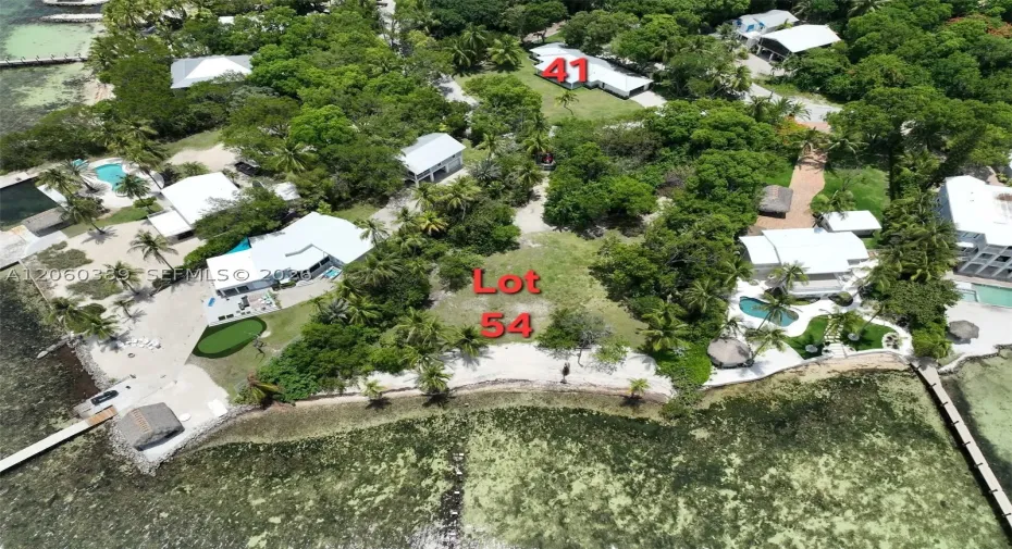 41 Sunset House - 54 Sunset 2 bayfront lots
