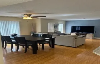 Dining area/family room