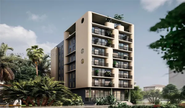 Rendering of 45 unit 7 story proposed development
