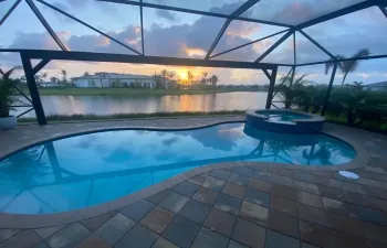 Spectacular pool and patio area