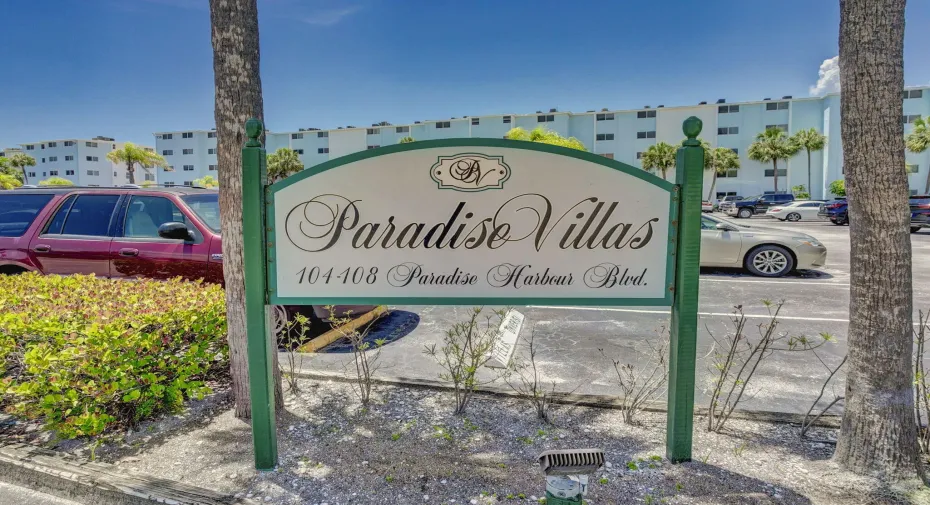 108 Paradise Harbour 512 NPB Sign