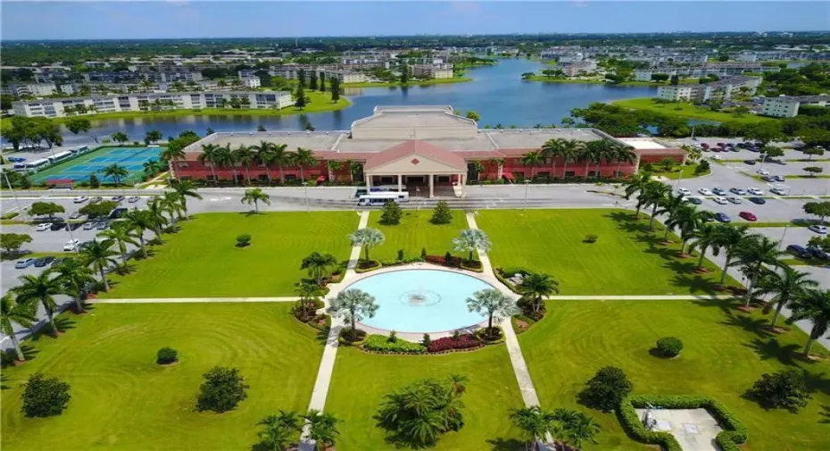CENTURY VILLAGE CLUBHOUSE AERIAL VIEW