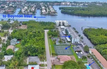 aerial view with notations