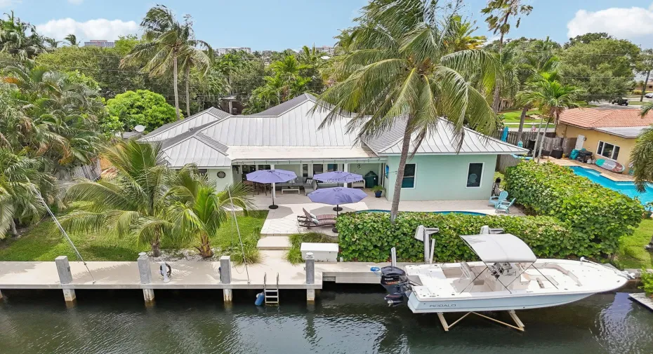 Dock with Boat Lift
