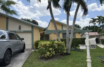 the front of the home