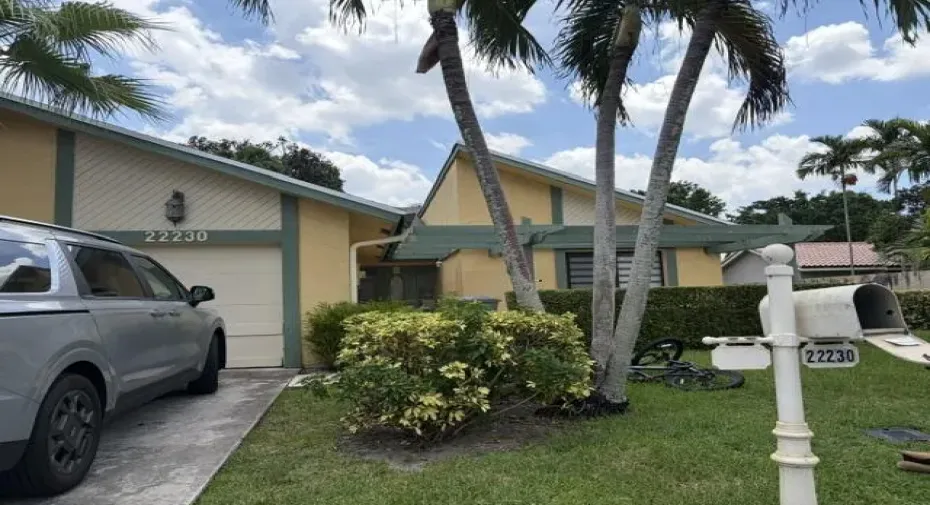the front of the home