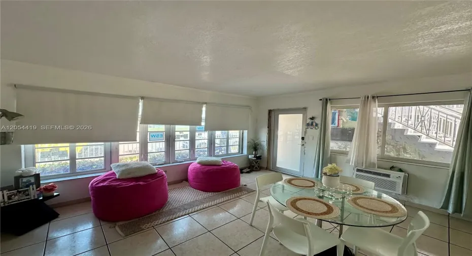 STAGED dinning area