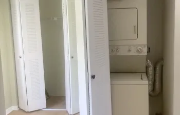 Washer and Dryer in unit