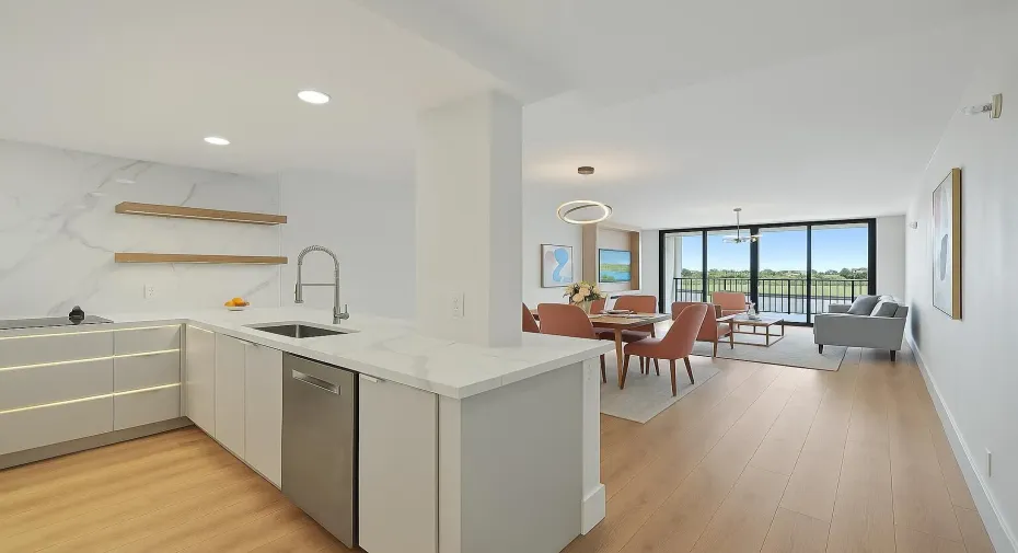 Main Kitchen Hallway View
