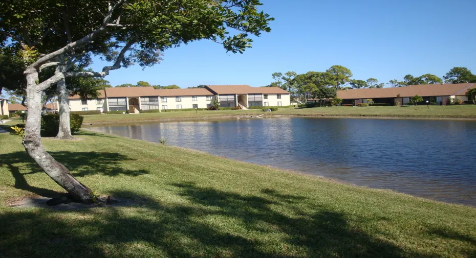 Building with Lake