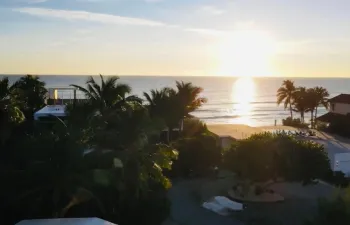 Sunrise over the ocean