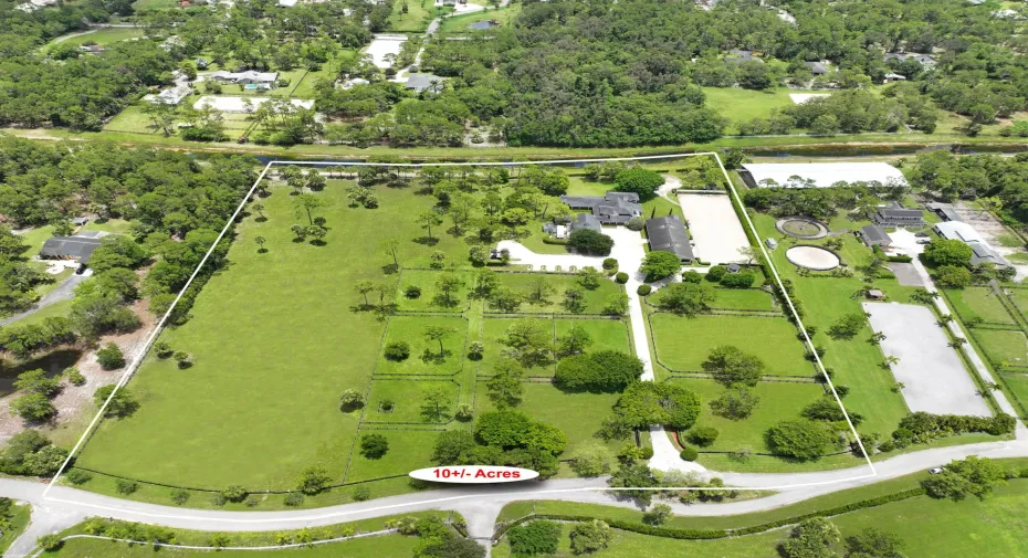 Aerial of the10-Acres
