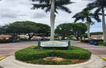 Village Homes Entrance