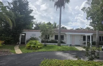 Outside front