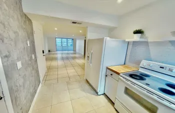 Kitchen + Living Rm