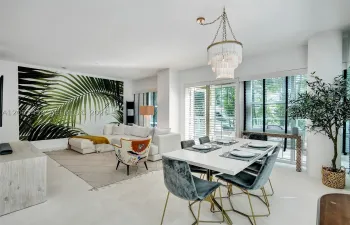Dining & living room area