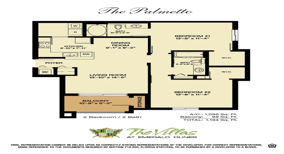 Palmetto - Floor Plan