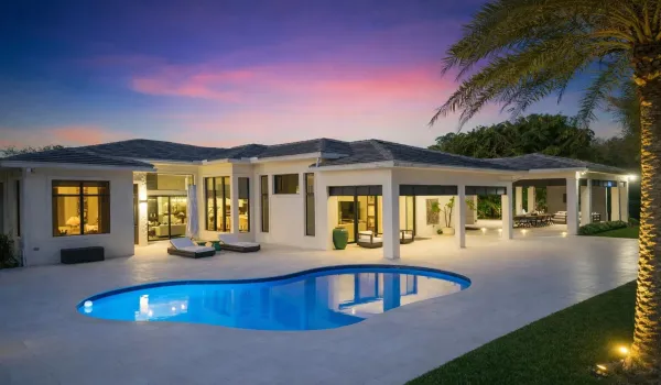 Whole Home Pool Twighlight