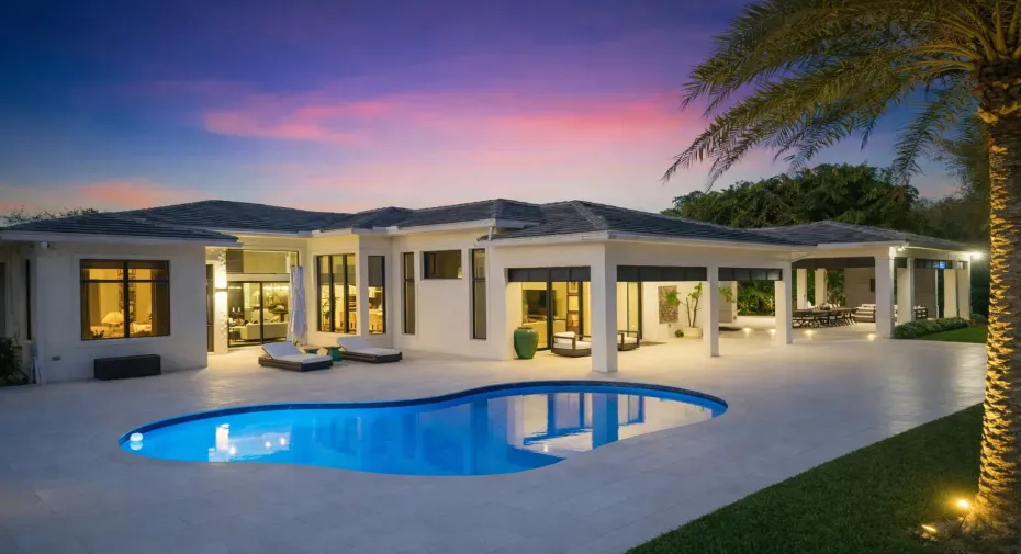 Whole Home Pool Twighlight