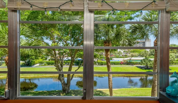 VIEW FROM SUNROOM