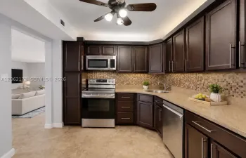 Kitchen - wide view
