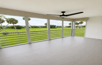 Beautiful and serene golf course views from private screened patio