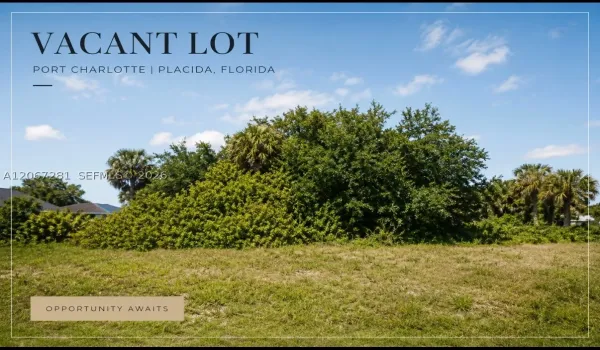 10,000 sq ft Lot 
Residential Vacant Land