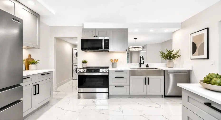 Virtually Staged Kitchen
