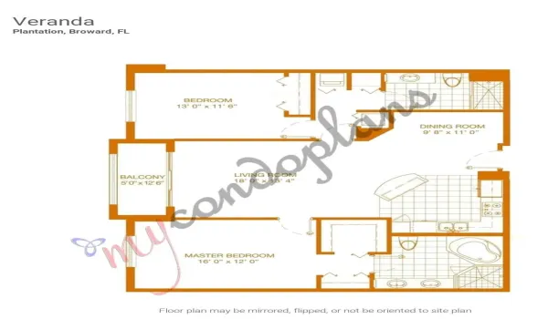 Floor Plan 510 NW 84th Ave #420