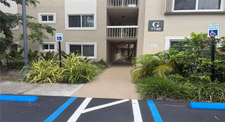 Entrance to building
