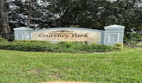 Courtney Park Entrance Sign