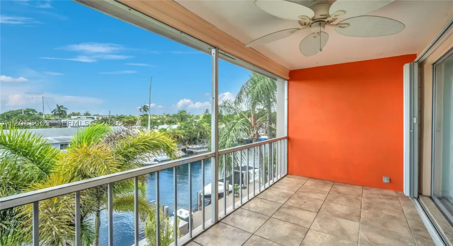 Beautiful water view from your balcony!