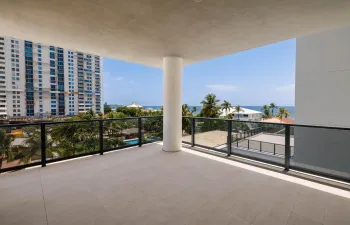 Outdoor Living space with Ocean Views