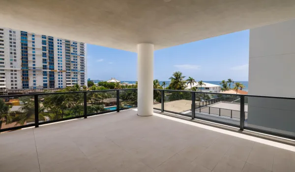 Outdoor Living space with Ocean Views