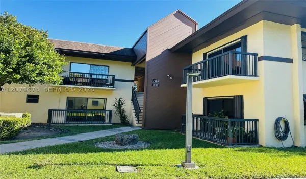 FIRST FLOOR UNIT WITH BALCONY.