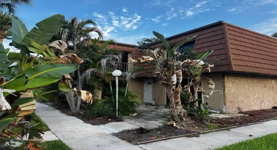 Outside