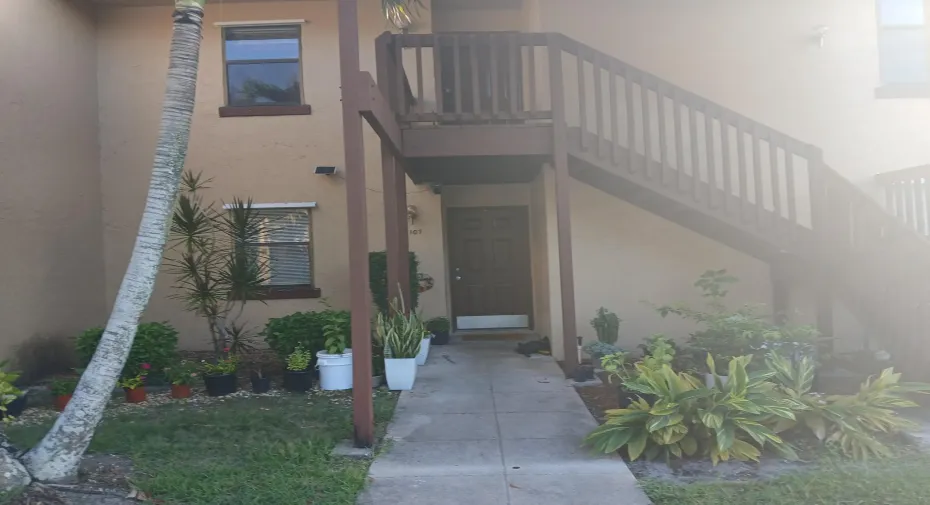 Front of condo on 2nd floor