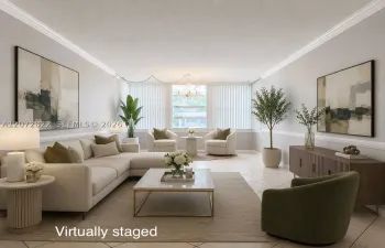 Virtually staged
